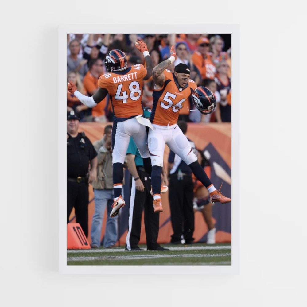 Poster del salto dei Denver Broncos