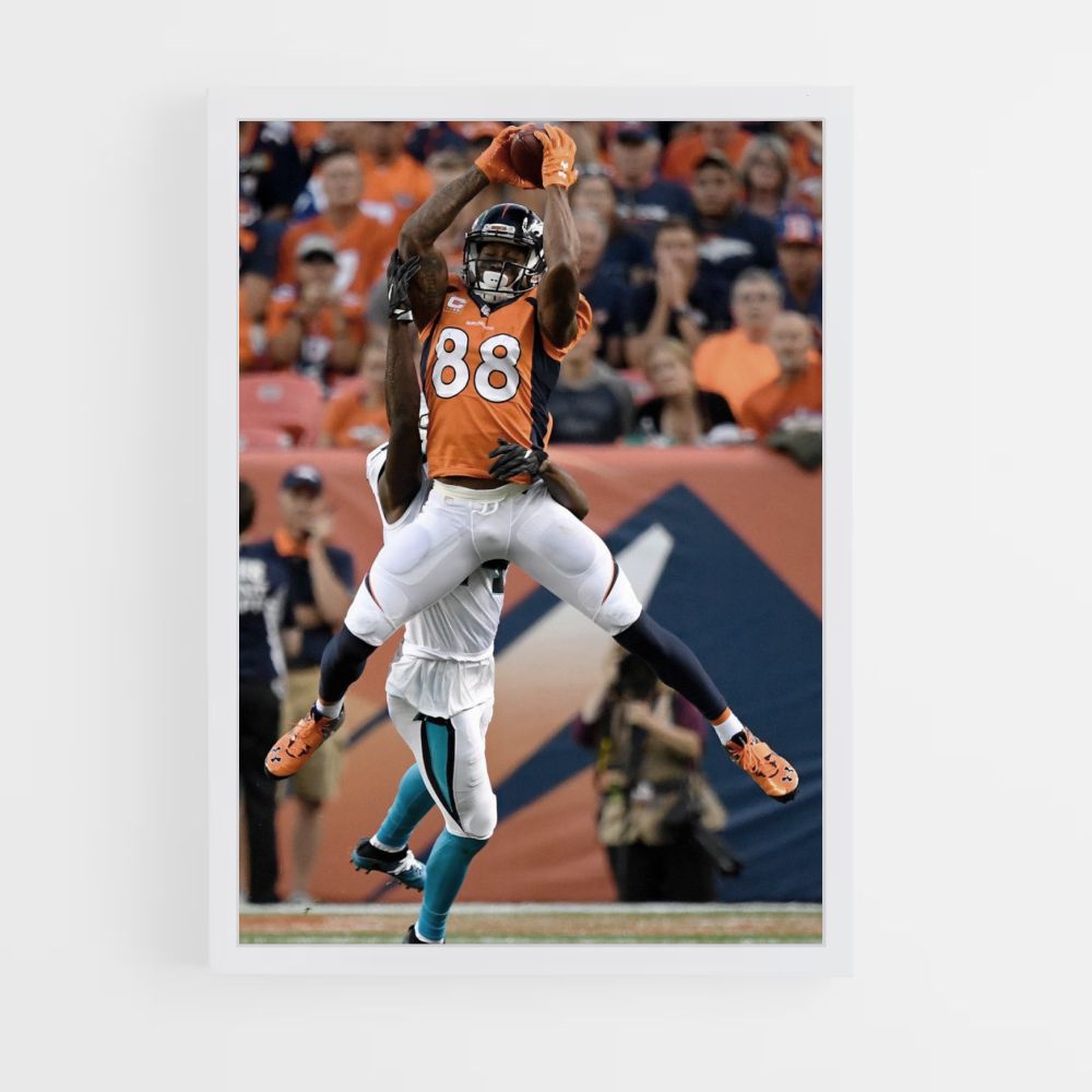 Poster del ricevitore dei Denver Broncos