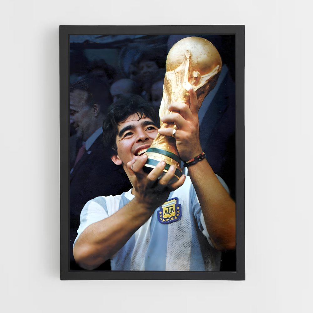diego-maradona-3 cadre Noir