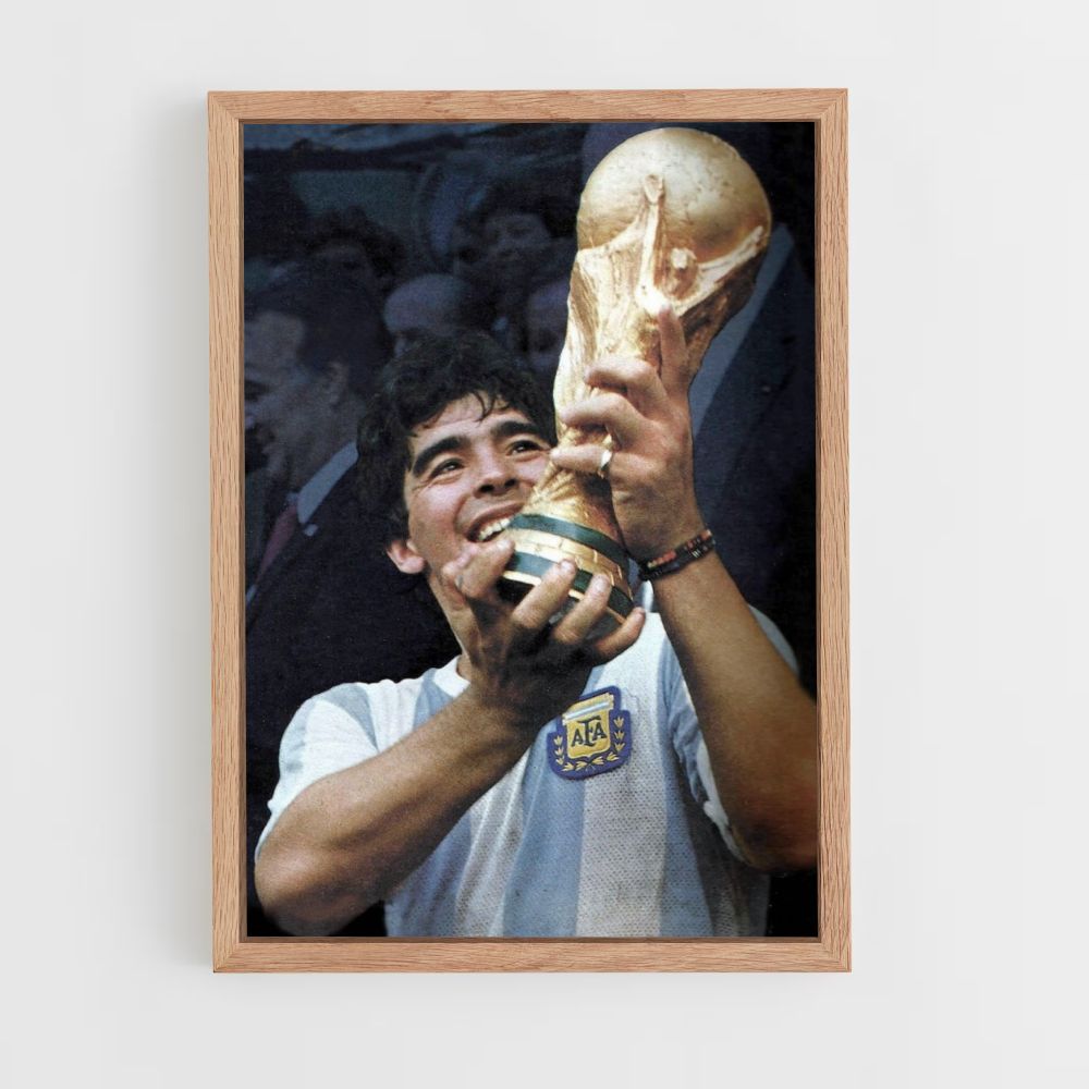 Manifesto Vittoria di Diego Maradona