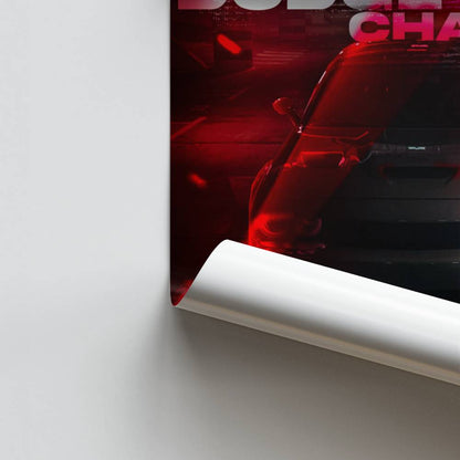 Poster Dodge Charger Rosso