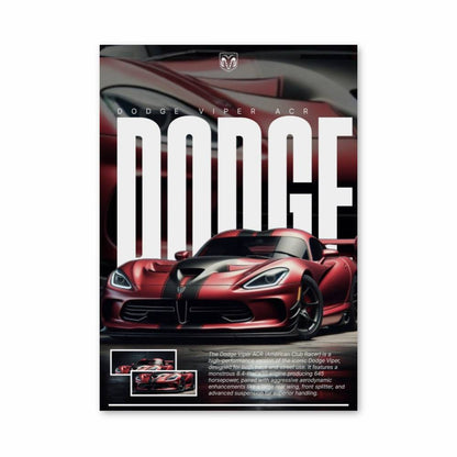 Poster Dodge Viper Acr