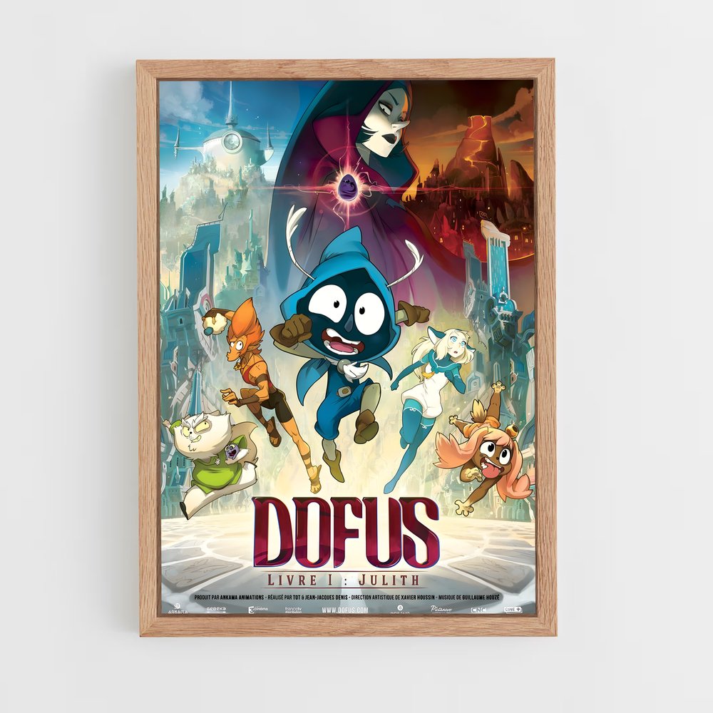 dofus-10 cadre Bois clair