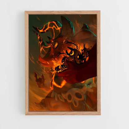 dofus-11 cadre Bois clair