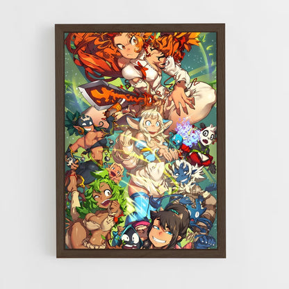dofus-4 cadre Bois foncé