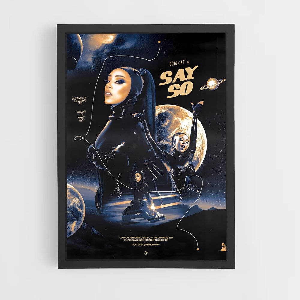 doja-cat-4 cadre Noir