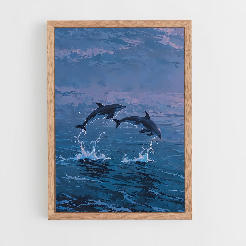 dolphin-8 cadre Bois clair