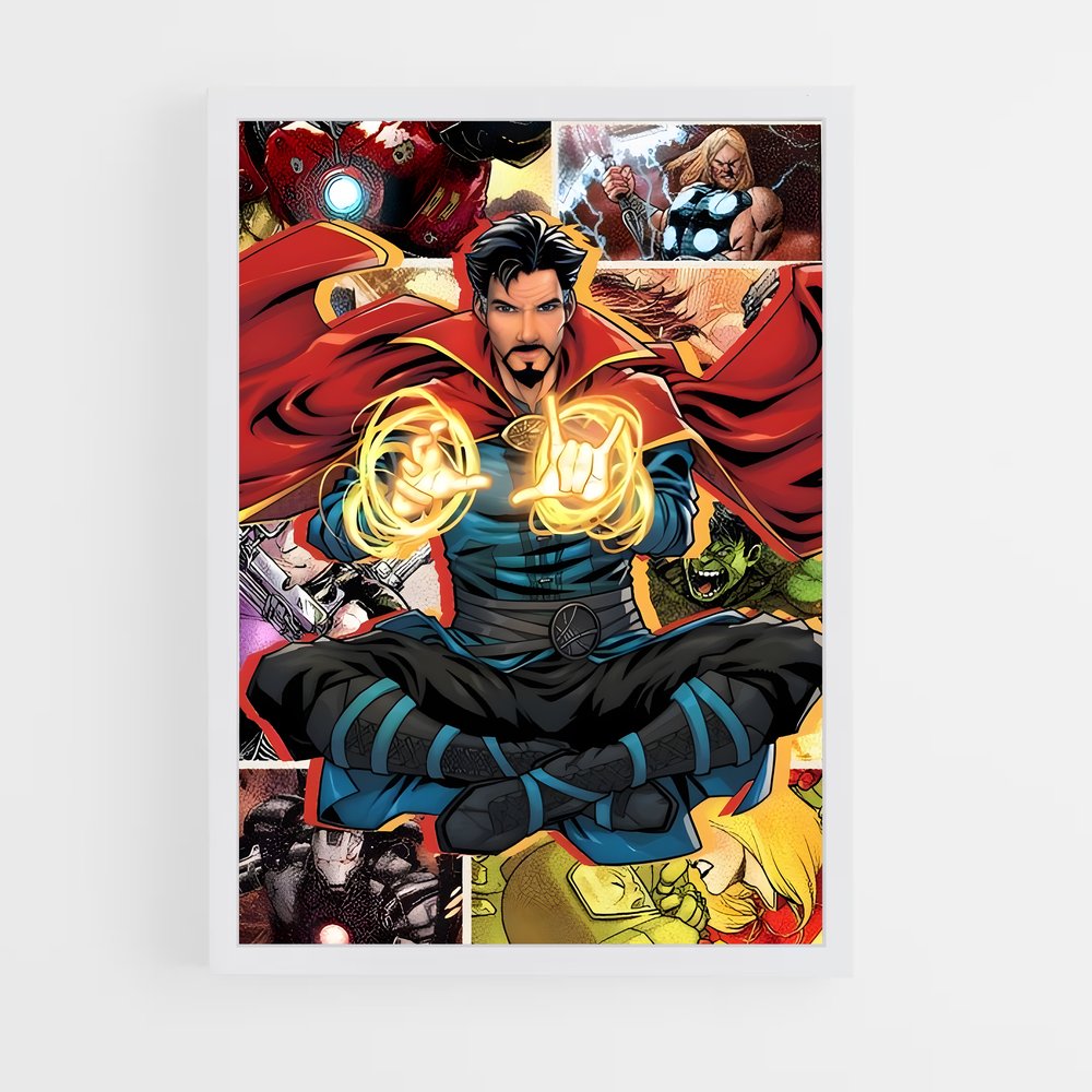 dr-strange-8 cadre Blanc