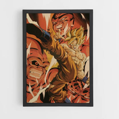 Poster Goku vs Freezer vs Boo: edizione 1993