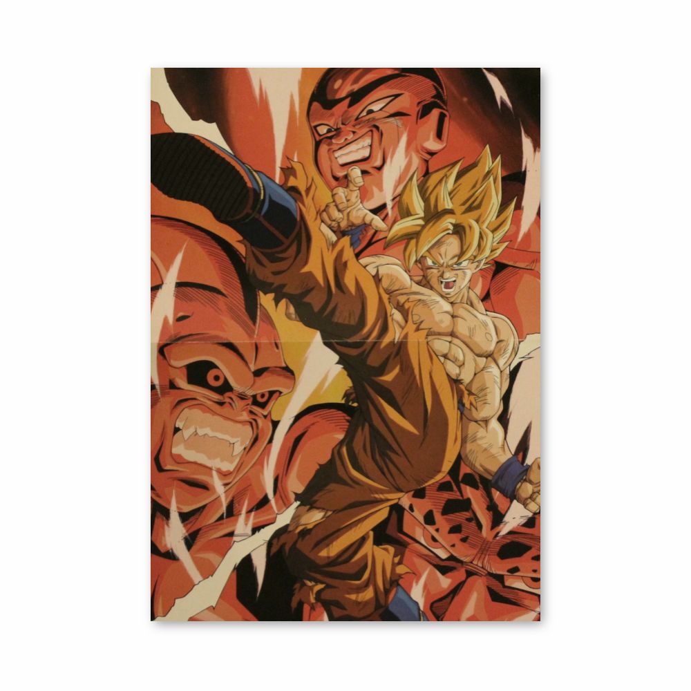 Poster Goku vs Freezer vs Boo: edizione 1993