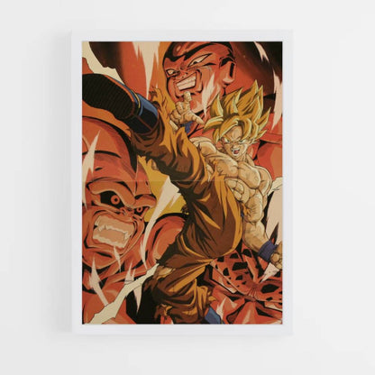 Poster Goku vs Freezer vs Boo: edizione 1993