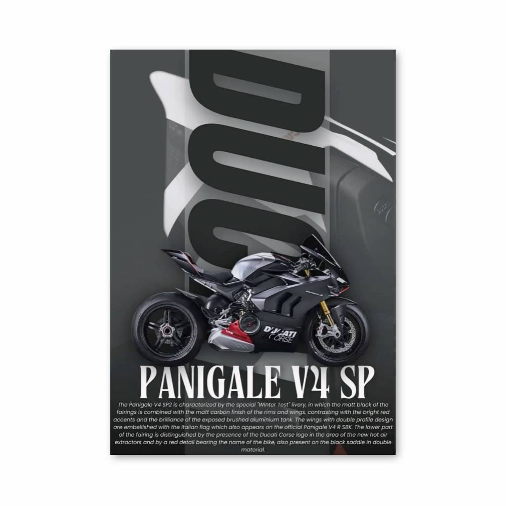 Poster Ducati Panigale V4 SP