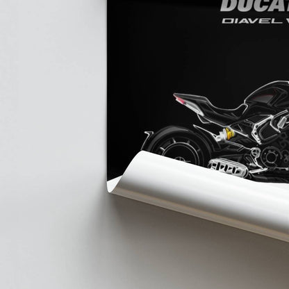 Poster Ducati Diavel V4