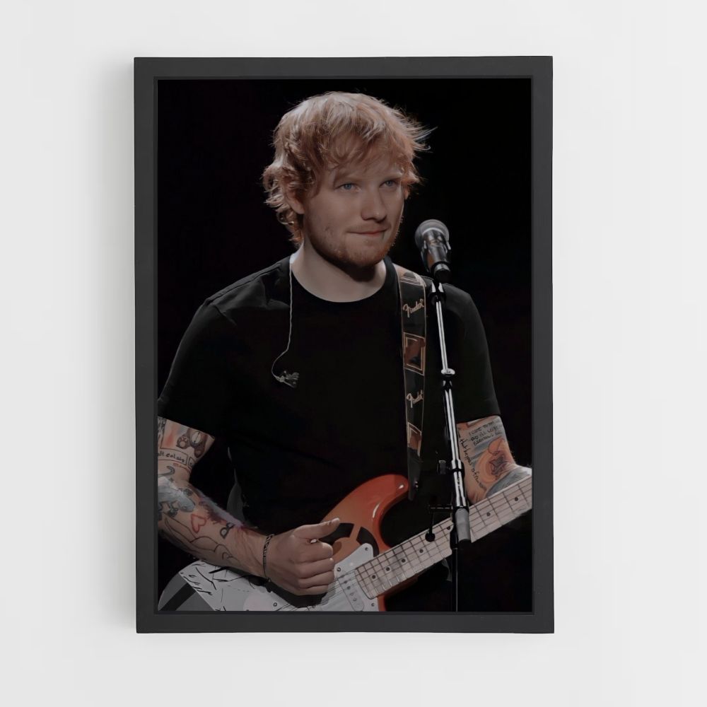 Poster Ed Sheeran Chitarra