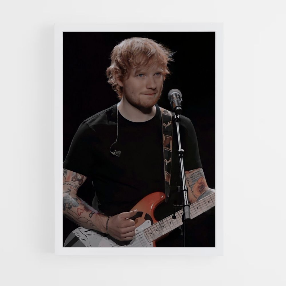 Poster Ed Sheeran Chitarra