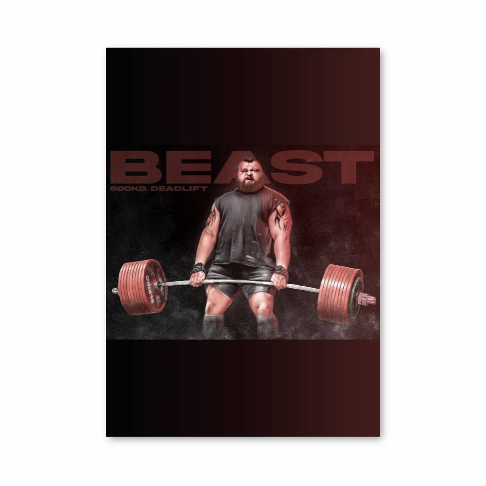 Poster Eddie Hall 500kg