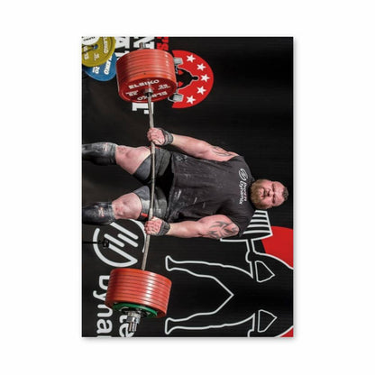 Poster Eddie Hall Deadlift