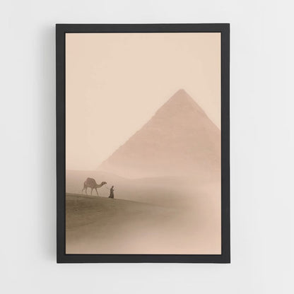 Poster della piramide del deserto