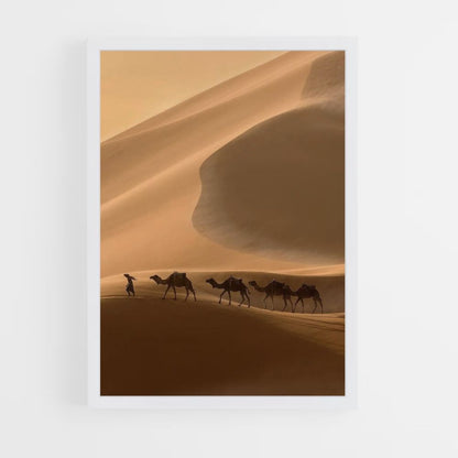 Poster Cammelli del deserto