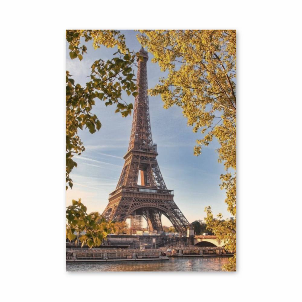 Poster Tour Eiffel Arbres