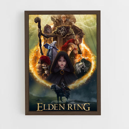 elden-ring-9 cadre Bois foncé