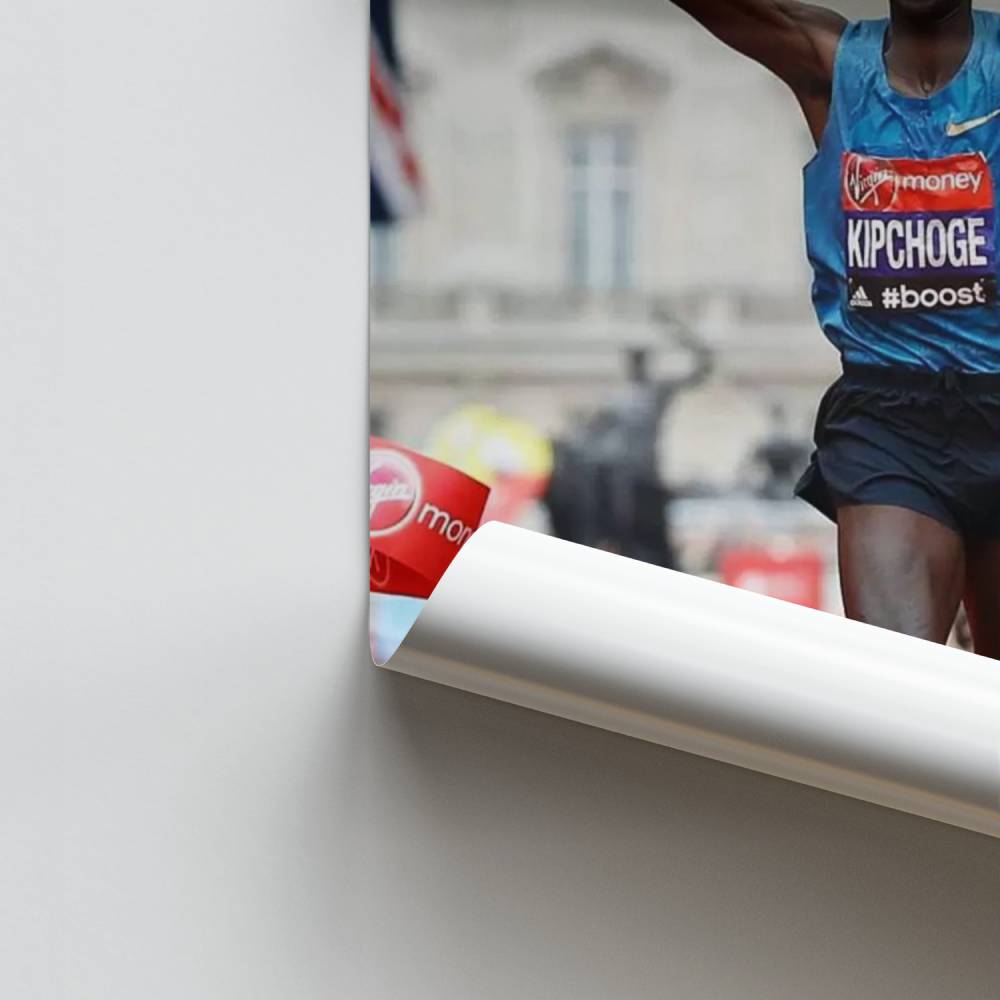 Poster Maratona di Eliud Kipchoge