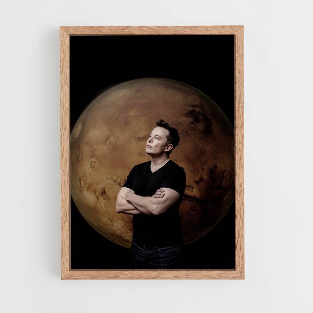 Poster Elon Musk marzo