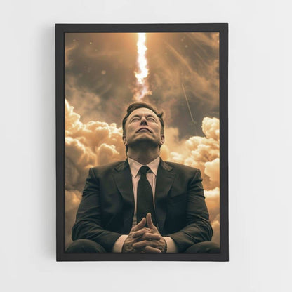 Poster Elon Musk Razzo