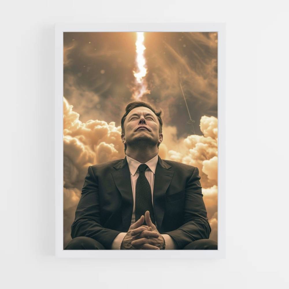 Poster Elon Musk Razzo