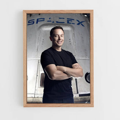 Poster Spazio X Elon Musk