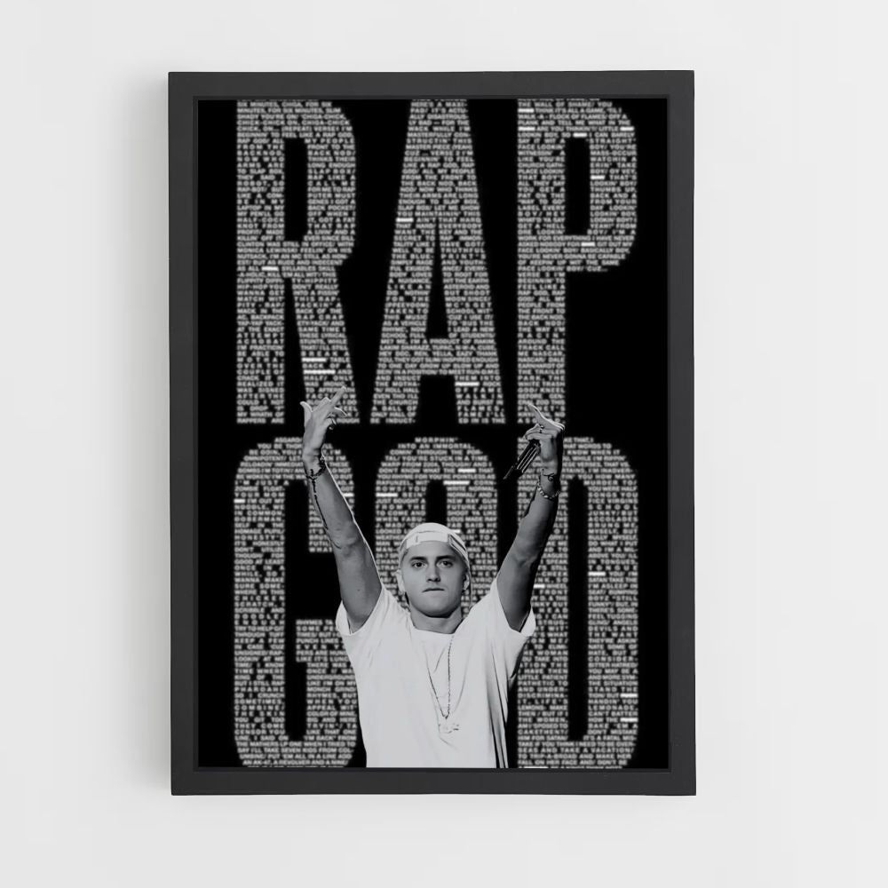 Poster Rap Dio Eminem