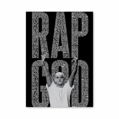 Poster Rap Dio Eminem