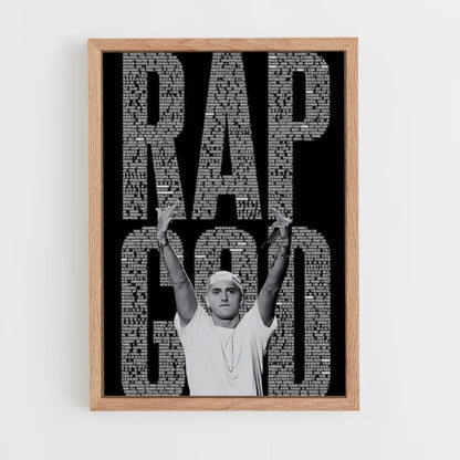 Poster Rap Dio Eminem