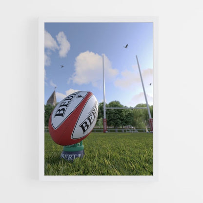 Poster del pallone da rugby inglese