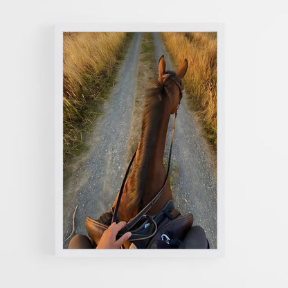 equitation-1 cadre Blanc