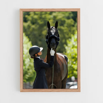 equitation-11 cadre Bois clair