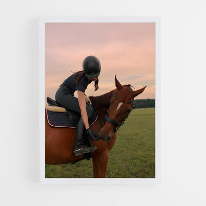 equitation-12 cadre Blanc