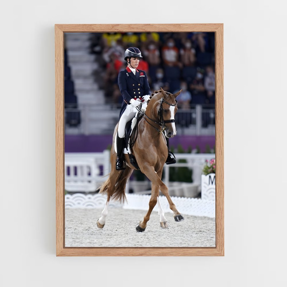 equitation-16 cadre Bois clair