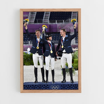 equitation-18 cadre Bois clair