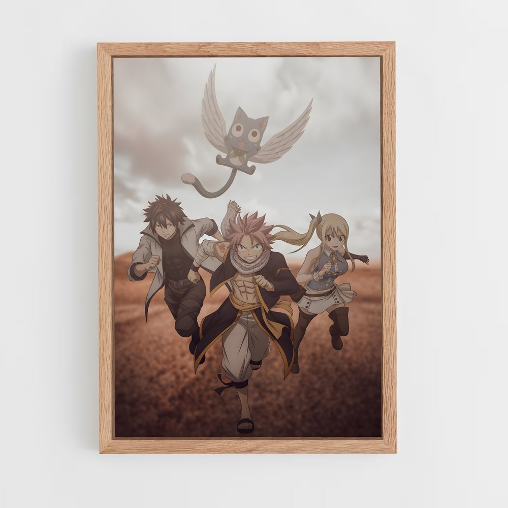 fairy-tail-1 cadre Bois clair