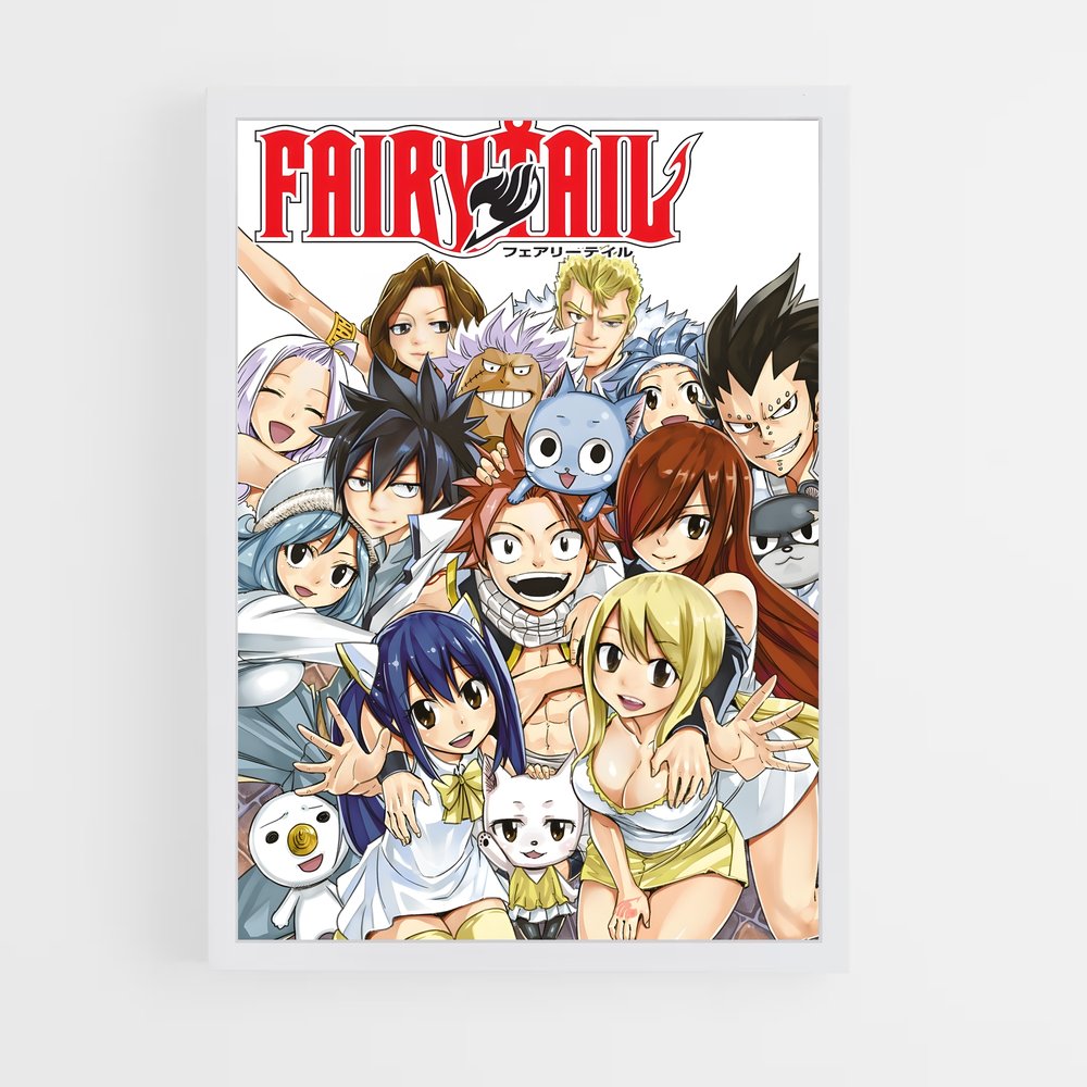 fairy-tail-2 cadre Blanc