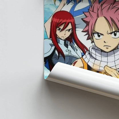 Poster del cielo blu di Fairy Tail