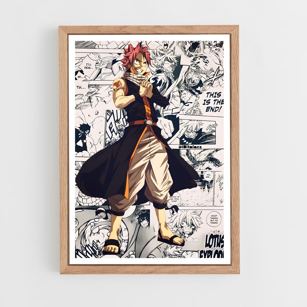 fairy-tail-6 cadre Bois clair