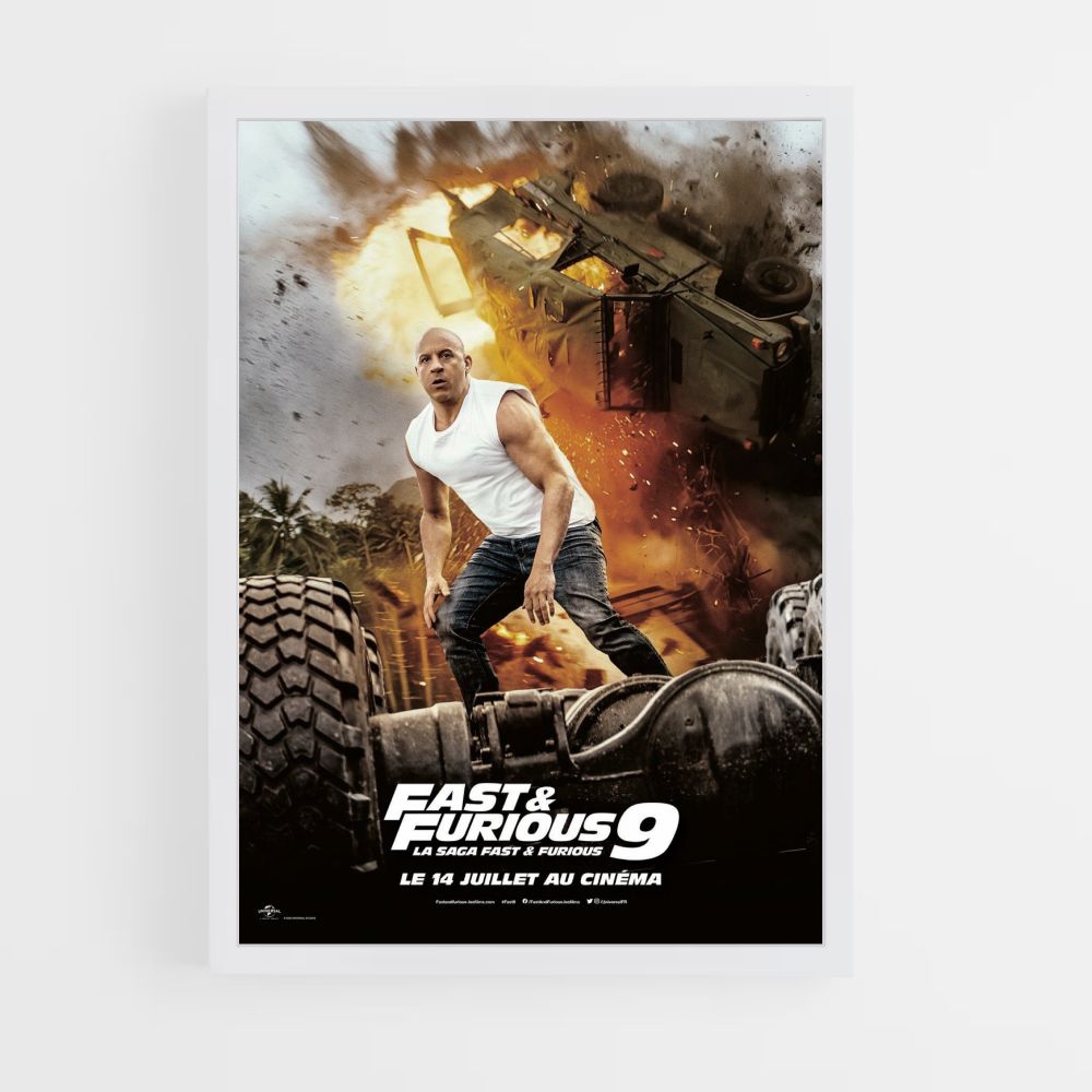 Poster Esplosione veloce e furiosa