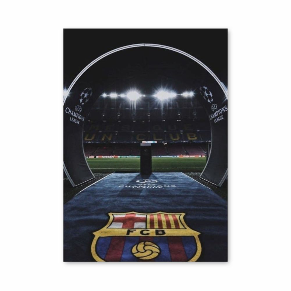 Poster FC Barcellona Champions League