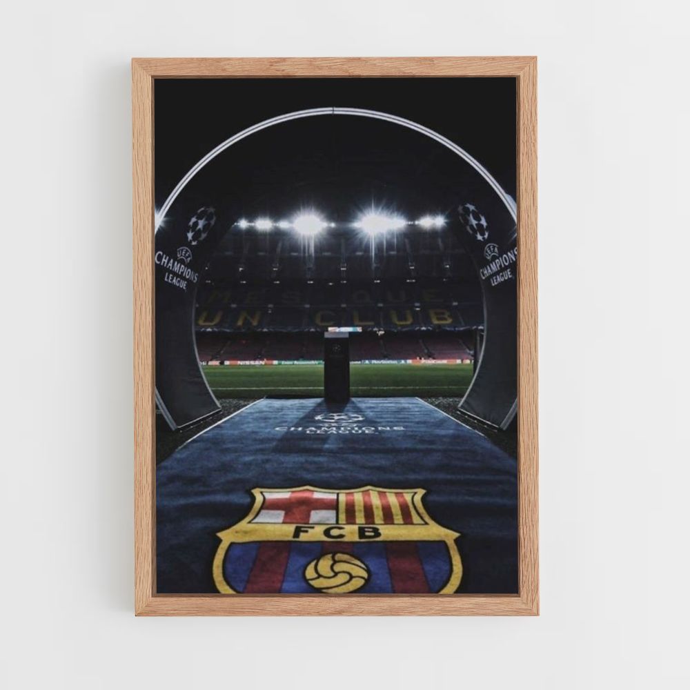 Poster FC Barcellona Champions League