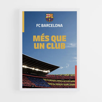 Poster Més que un club