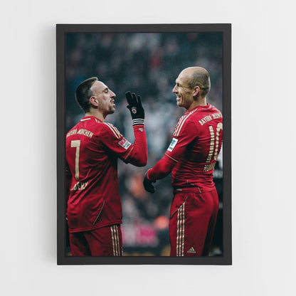 Poster Bayern Monaco Rosso