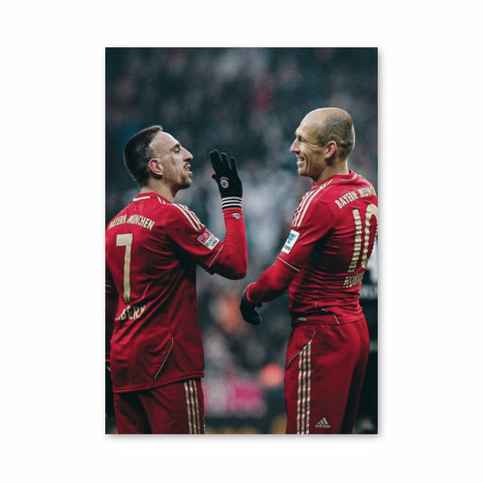 Poster Bayern Monaco Rosso