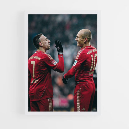 Poster Bayern Monaco Rosso